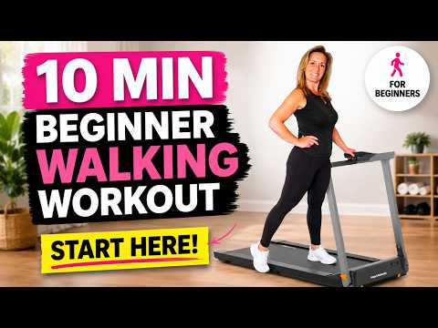 10 Min Walking pad workout | Kate's Home Fitness