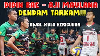 Sengit!!! Didin Bae Voli Tarkam Terbaru Melawan Aji Maulana penuh selebrasi voli singo toko 2022