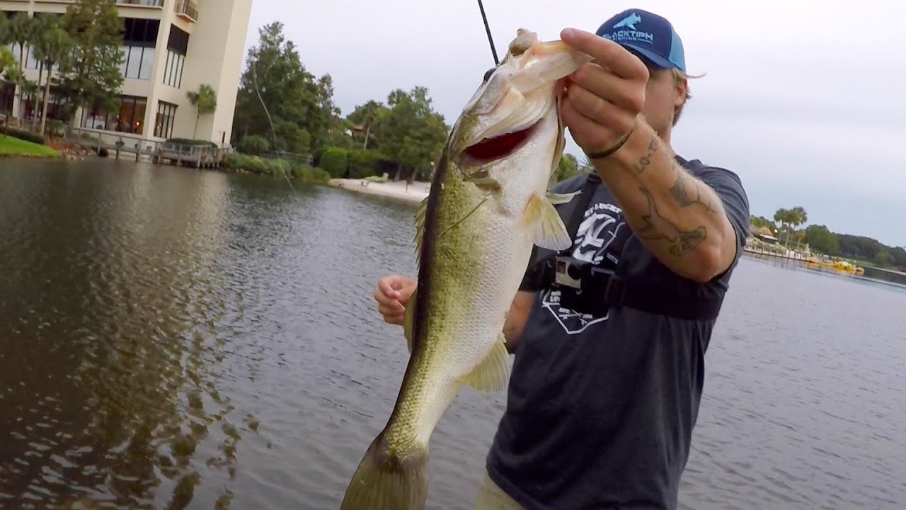 I LOST A 10 LB BASS Florida Pond Fishing ft Jon B Andrew Flair 