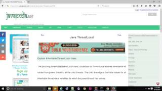 Explain InheritableThreadLocal class. | javapedia.net