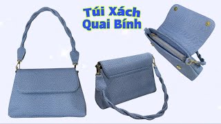 túi xách quai bính cách làm rất đơn giản và nhanh dễ làm nhiều bạn làm được 