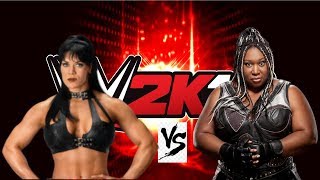 Chyna Vs Awesome Kong Extreme Rules Match Wwe 2K19 Ps4