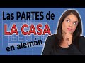 🏗 PARTES de la CASA 🏡 en alemán | VOCABULARIO en ALEMÁN A1