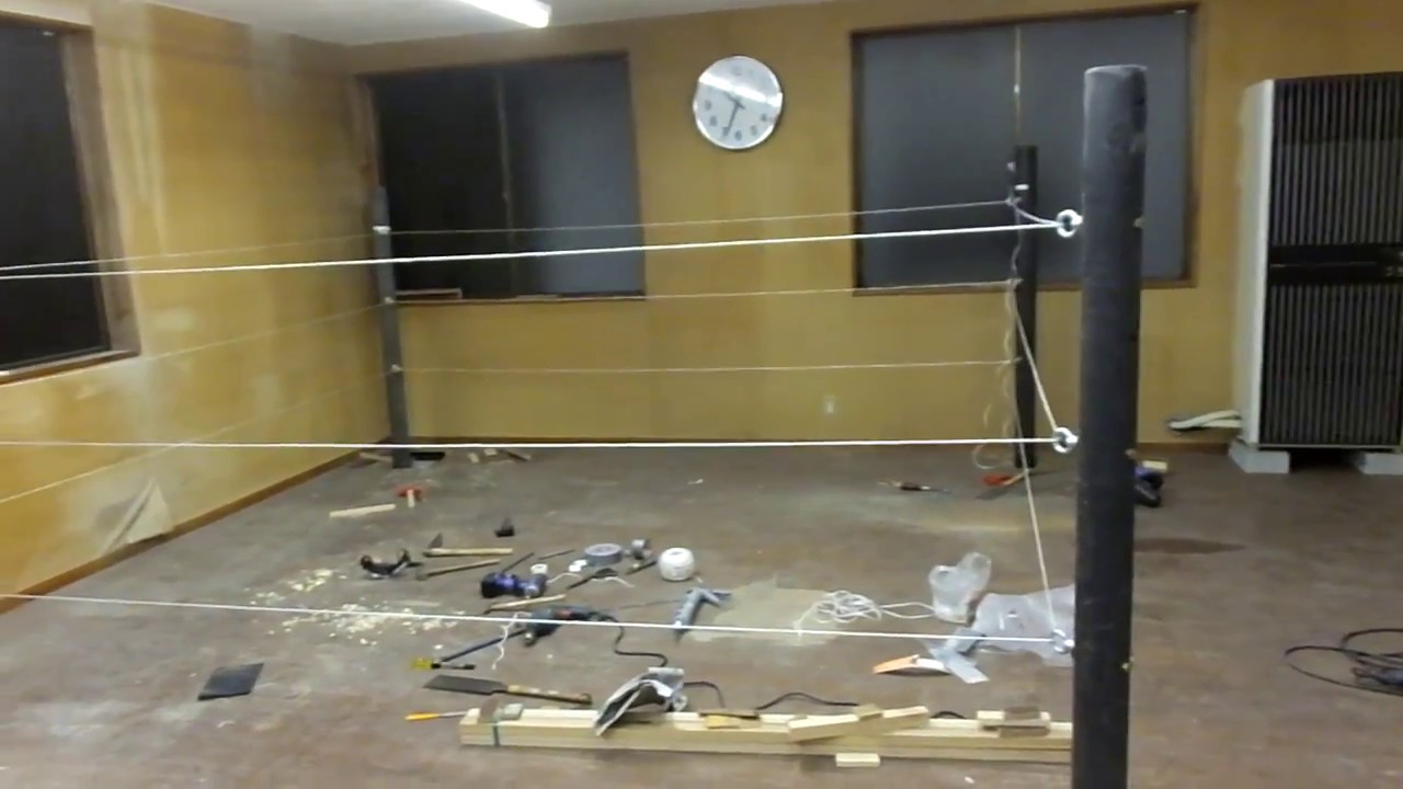 第４回淀江スポーツジムdiy ボクシングリング編 Youtube