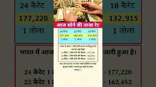 आज की चांदी सोने की रेट। Gold silver price today । gold news today !#shorts #gold #silver