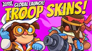 New Boom Beach Skins Announced! Squad Busters Crossover!