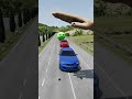 Big & Small Cars vs Giant Hand Slap - BeamNG.drive