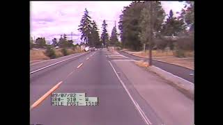 Driving On WA SR-510 West/East In 1982 (Yelm, Lacey)