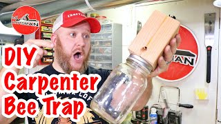 How to make a Carpenter Bee Trap