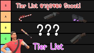 Tier List อาวุธของ Scout Team​ fortress​2 Tier list#1