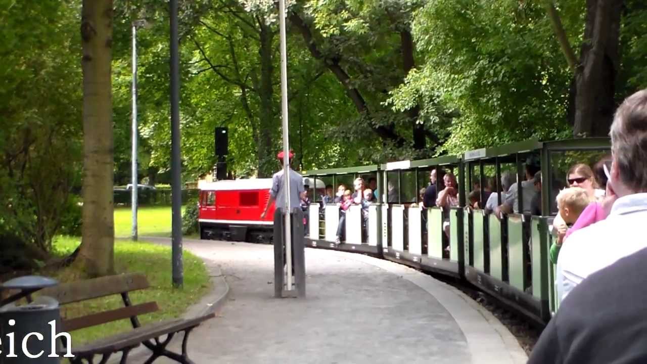 Mit der Dresdner Parkeisenbahn durch den Großen Garten Dresden - YouTube