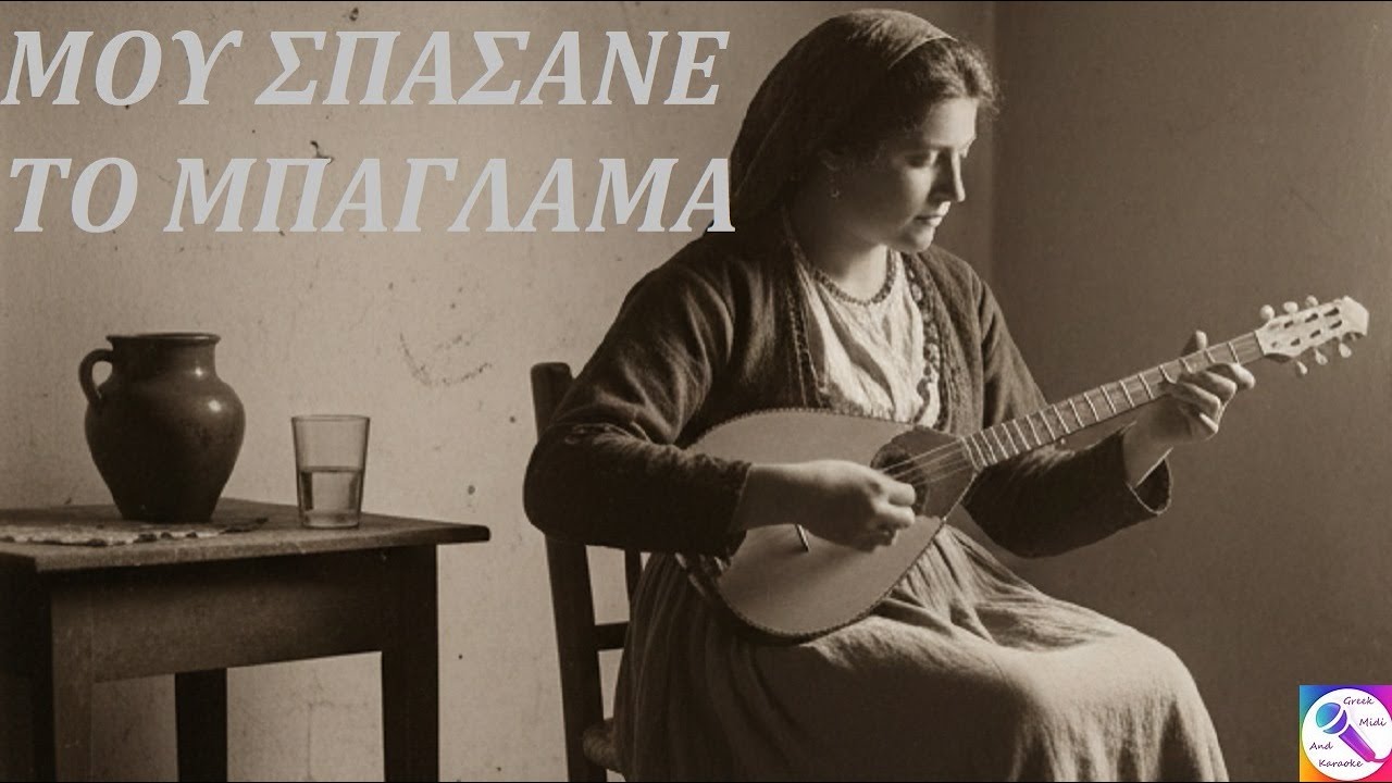 ΜΟΥ ΣΠΑΣΑΝΕ ΤΟ ΜΠΑΓΛΑΜΑ - Καραόκε  σε  γυναικείο  τόνο