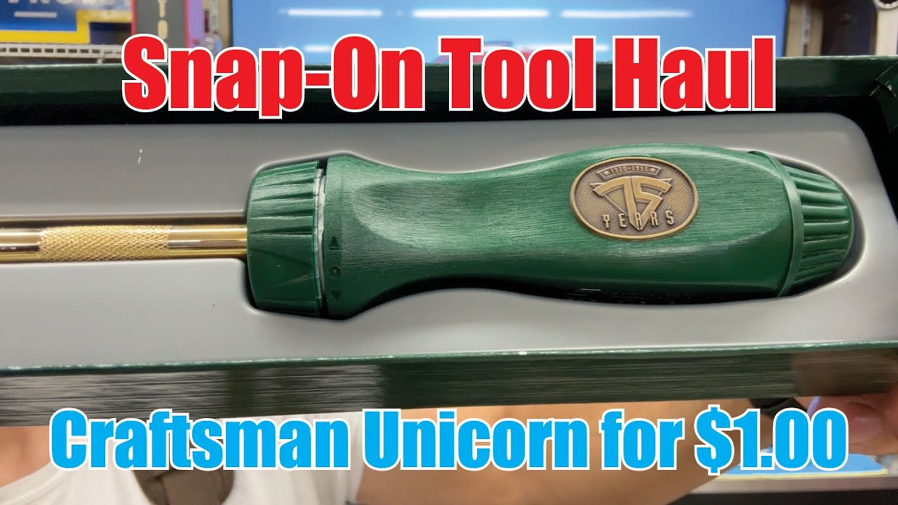 Snap On Tool Haul from Auction and Flea Market - YouTube