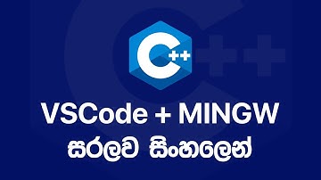 C++ Basics: Install Visual Studio Code & MINGW Compiler