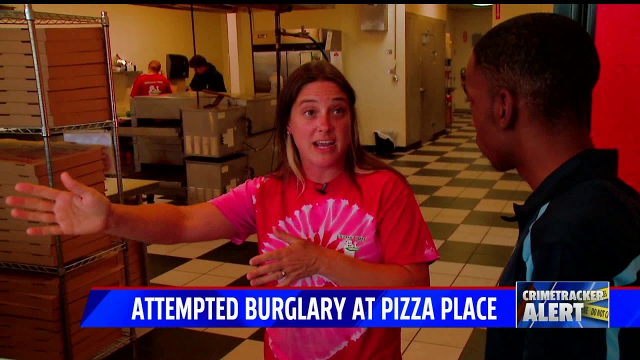 Attempted burglary at pizza shop