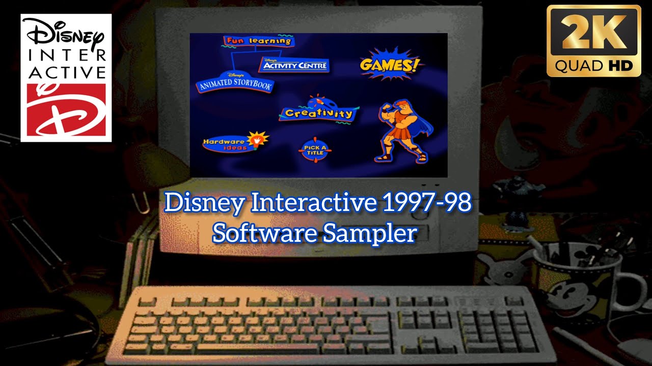 Disney Interactive 1997-98 Software Sampler Demo [PC Windows/Macintosh ...