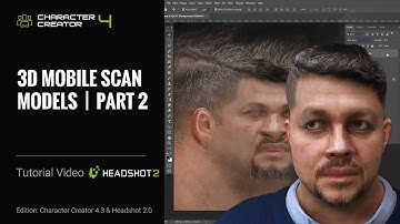 Make 3D Mobile Scan Models into CC Characters | Part 2 | Headshot 2.0 Plug-in Tutorial
