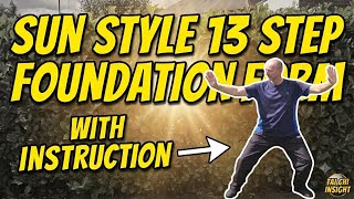 Sun Style 13 Step Tai Chi Form front and back view basic demonstration with Sifu Paul Nathan