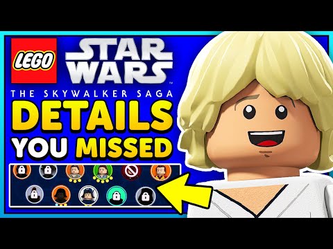 NEW details YOU missed! LEGO Star Wars The Skywalker Saga Gameplay Breakdown!