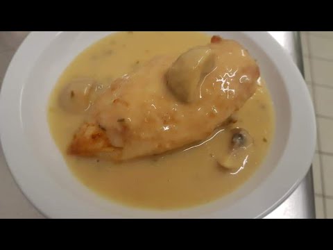 poulet-creme-estragon-#poulet-#estragon-#creme-#champignon-#collectivité-#faitmaison-#home-#homemade