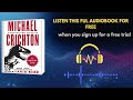 Jurassic Park Audiobook by Michael Crichton | Legendary Sci-Fi Thriller
