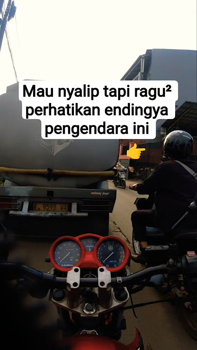 Mau Nyalip tapi Ragu-ragu lihat endingya #youtubeshorts #trendingshorts #motovlog #viralshorts
