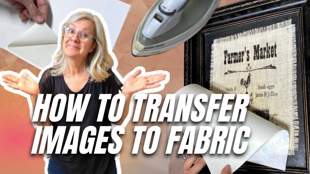 ✨ Farmhouse Magic! Transfer ANY Image to Fabric / Easy DIY Thrift Flip