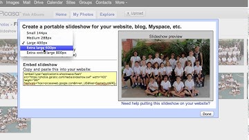 iPhoto to Picasa Web Albums to Blogger or Google Sites