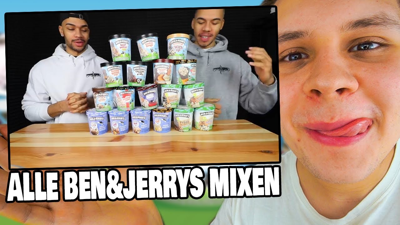 ALLE Ben&jerry SORTEN Zusammen MIXEN😍 - Evanijo Glubscht👀