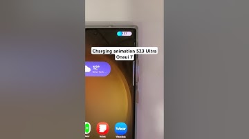 Samsung Galaxy S23 Ultra charging animation in Oneui #oneui7 #shorts #youtubeshorts