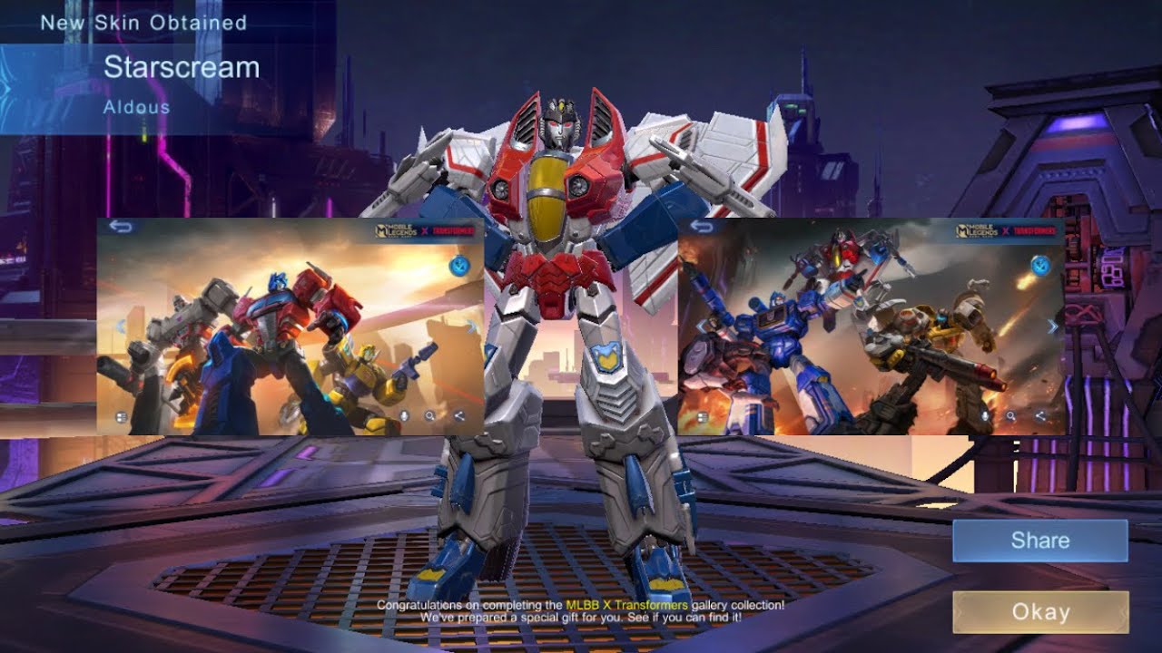 How to get Aldous’ Starscream Transformers Skin | Transformers Skin