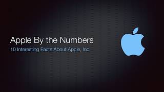 Apple By The Numbers: 10 Interesting Facts Apple By The Numbers: 10 Interesting Facts