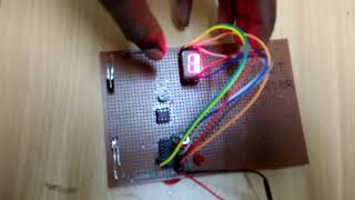 object counter circuit with seven segment display