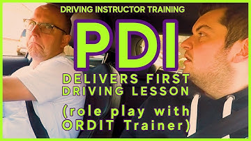 PDI delivers Beginners First Lesson to ORDIT Trainer