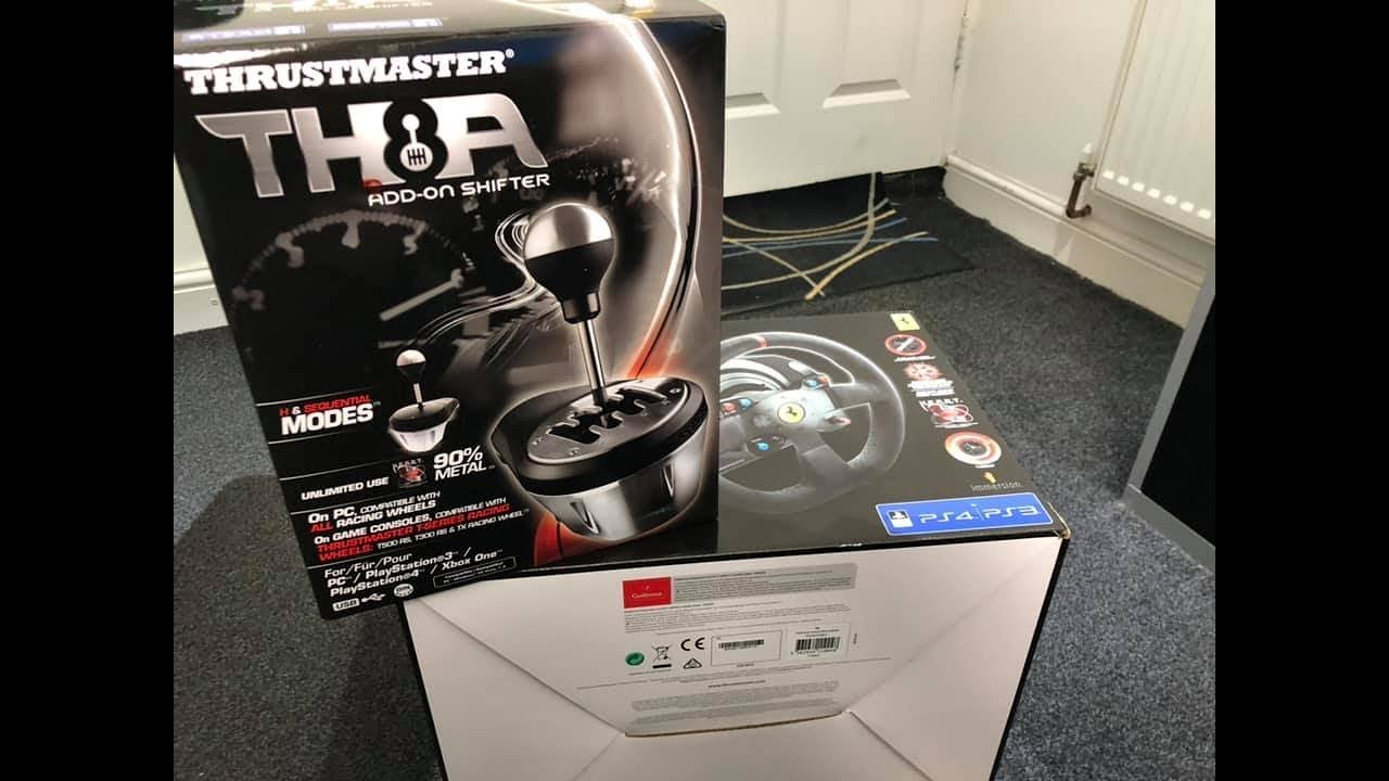 UNBOXING THE NEW WHEEL THRUSTMASTER T300 + TH8A - YouTube