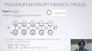 Neural networks [4.5] : Training CRFs - maximum-entropy Markov model