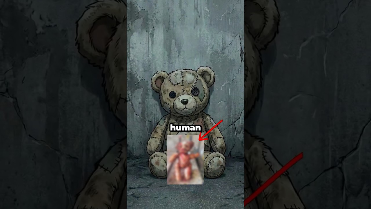 Teddy Bear with a human skin...