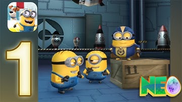 Despicable Me: Minion Rush Gameplay Walkthrough Part 1 - The Lab (iOS, Android)