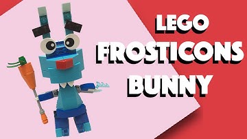 LEGO - Frosticons Bunny MOC (My Own Creation) - Stop Motion Build | Bricks and Clay Play