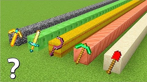Minecraft Pickaxe Showdown: Which Tool Mines Faster?