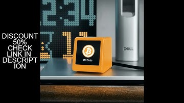 Bitcoin Price Display Ticker with Smart Weather Clock, Support Cryptocurrency and Stock and Exchange