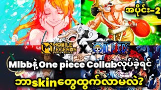Mlbbနဲ့ One piece Collab လုပ်ခဲ့ရင် ဘာskinတွေထွက်လာမလဲ?🤔💭👀