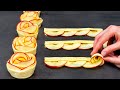 Dessert in 5 minutes just puff pastry and 2 apples