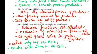 9700 BIOLOGY AS TOPIC WISE PAPE 21/22/23 ...PROTEIN SYNTHESIS