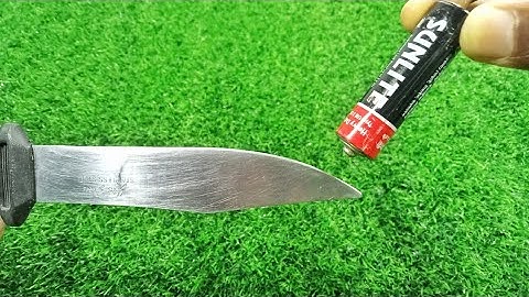 Easy Way To Sharpen A Knife Like A Razor Sharp!! Amazing Idea