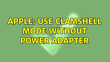 Apple: Use clamshell mode without power adapter (2 Solutions!!)