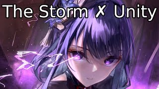 Nightcore - The Storm + Unity (Mashup) - (Lyrics)