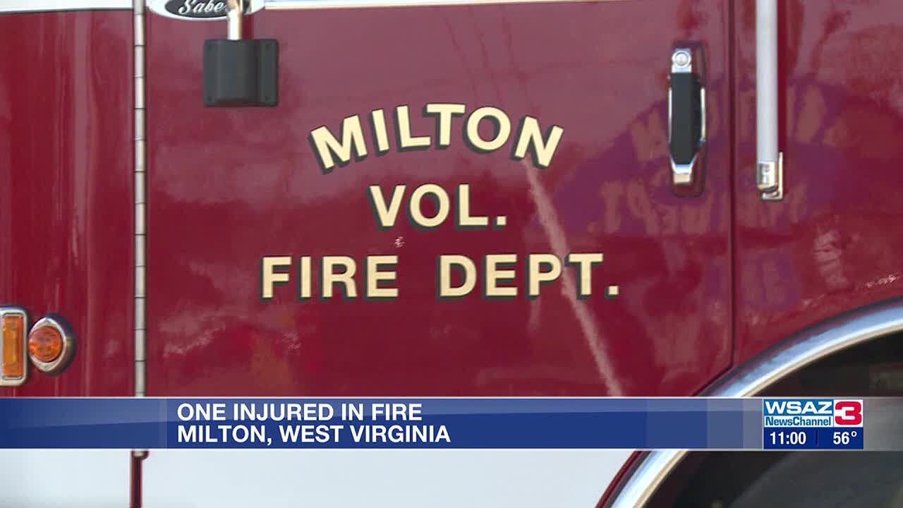 One injured after house fire - YouTube