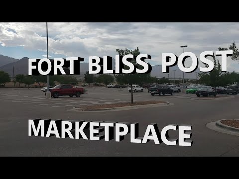 Fort Bliss El Paso Texas Post Exchange Marketplace Walk 2021