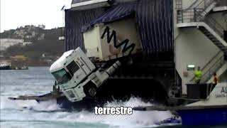 Trailer Saliendo del Barco! #trailero #transporteterrestre #barco #camionero